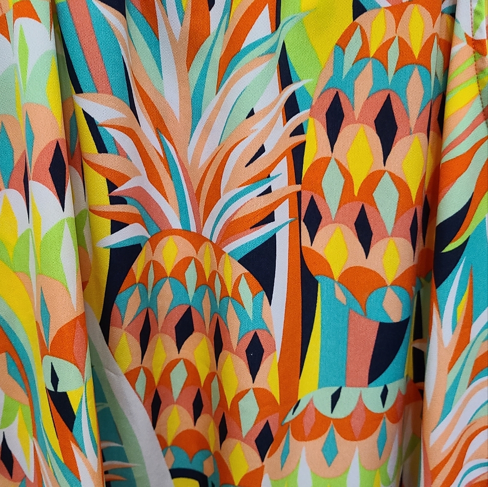 Vibrant Multicolor Sleeveless Dress - Picture 2 of 5